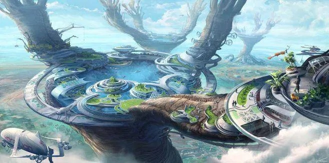 失落大陆尼克，他的想象图描绘了一个神秘迷人的世界，梦幻般的奇迹引人入胜