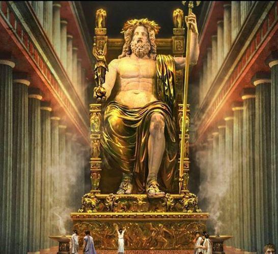 古希腊神话中的众神之王宙斯：掌控天空的神祇以及奥林匹斯众神的领袖