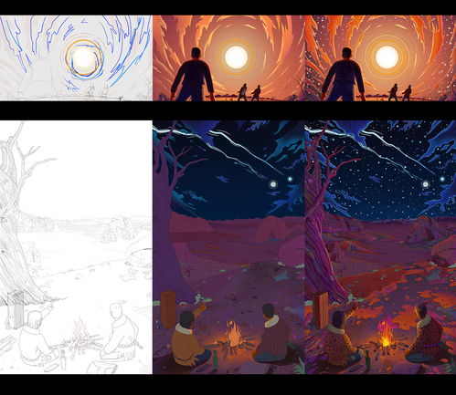 (幻夜星辰是什么意思)在幻夜下那种场面描写:星辰点点,月影婆娑,璀璨如梦。