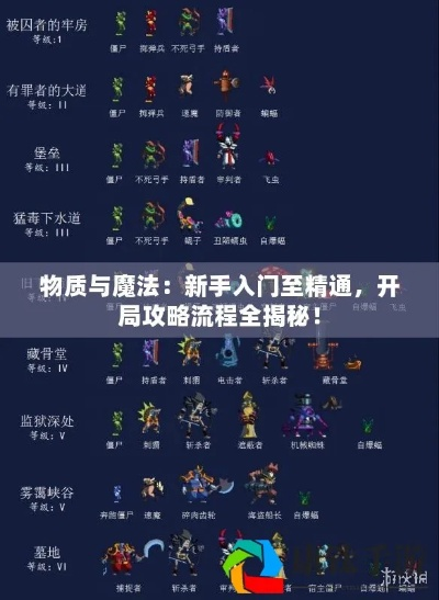 新手必读!物质与魔法全面攻略指南,助你快速踏入奇幻世界的奥秘之门